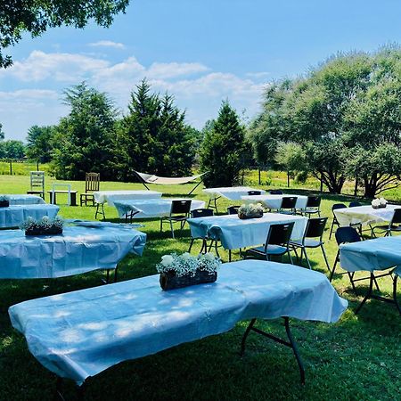 Beautiful Farmhouse W/ Pool On 6 Acres Ranch Aubrey Luaran gambar